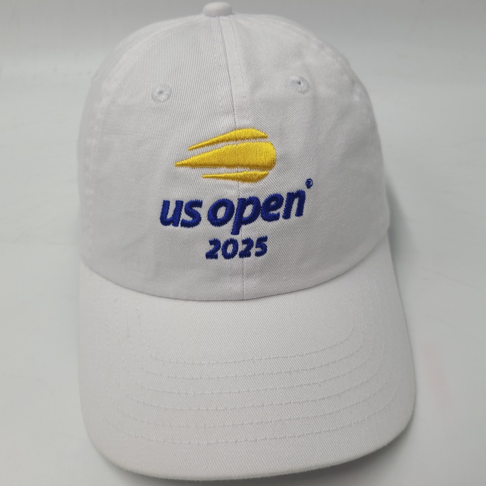 US Open Hat Strapback White Tennis‎ 2025 American Express Center Court Club Men